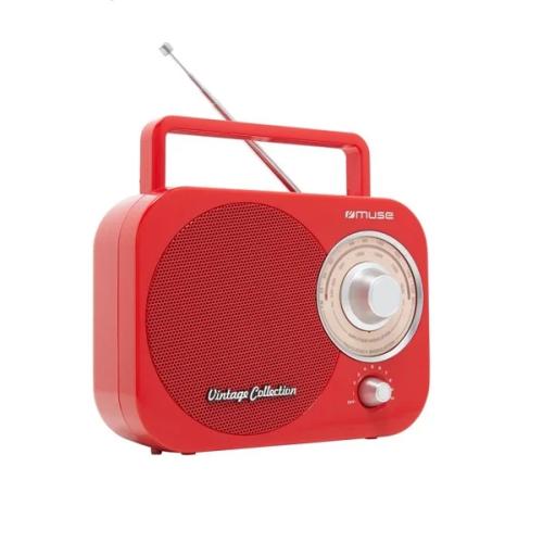 Radio Rg Portatil Analogico Fm/Mw/Ac/Dc Vermelho