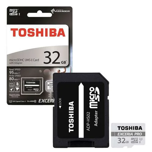 Toshiba Cartao Memoria Micro Sdhc 32gb Adapt C10 Excer