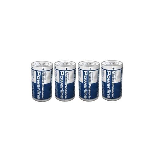 Pilha Alcalina 1.5v Lr14 C Panasonic Powerline 4un