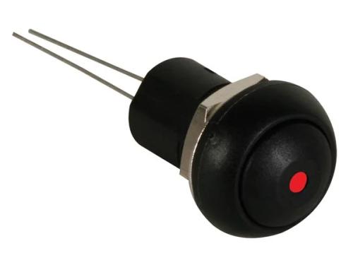 Mini Push Switch With Red Led 1p Spst Off-On