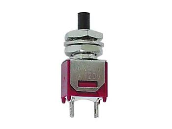Vertical Subminiature Push-Button Switch - Spst Of