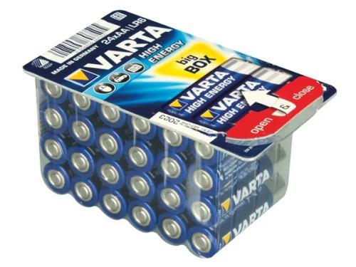 Pilha Varta High Energy AA Lr06 Caixa 24un
