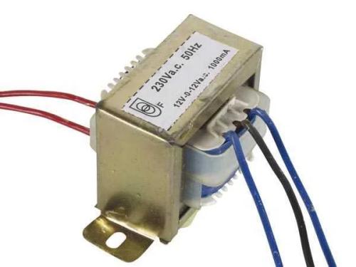 Transformador de Quadro Aberto 24 Va 2 X 12 V~ 1000 Ma Máx.