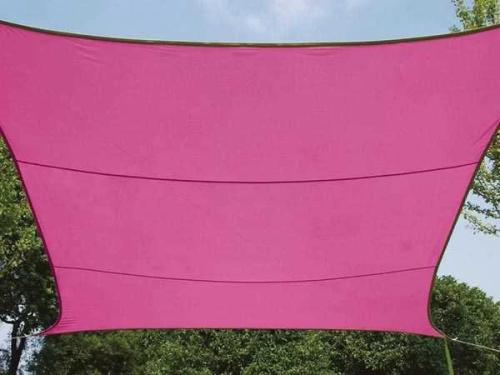 Vela Sombra - Rectangular - 2 X 3 M - Color: Fucs.