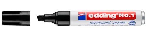 Edding Permanent Marker Bevelled 1-5Mm. Black Ref.