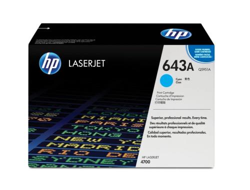 Tóner Original Hp T643a Ciano