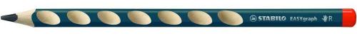 Lapiz Ergonomico Easygraph para Diestros Hb 3,15mm. Petroleo Stabilo 322/Hb