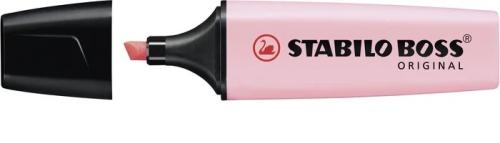 Marcador.Fluorescente Boss Trazo 2/5mm. Rosa Past.