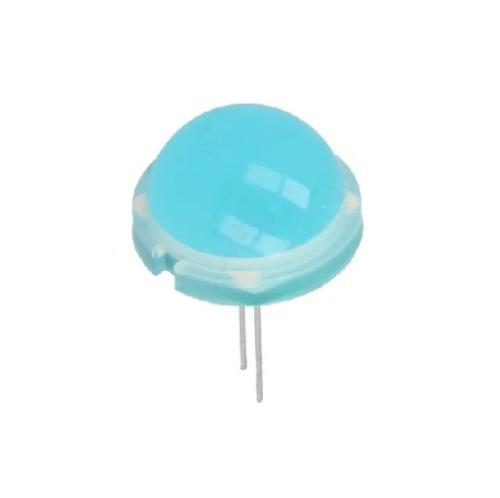 LED 20mm Azul 40-80mcd 120° 2 Saidas 40mA 9.9-12V