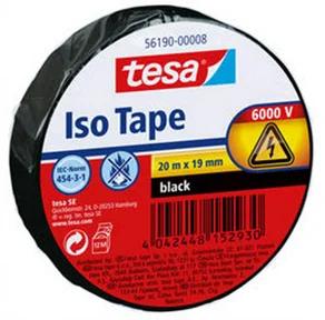 Tesa Fita Isoladora De Eletricidade 19mmx20m Preto