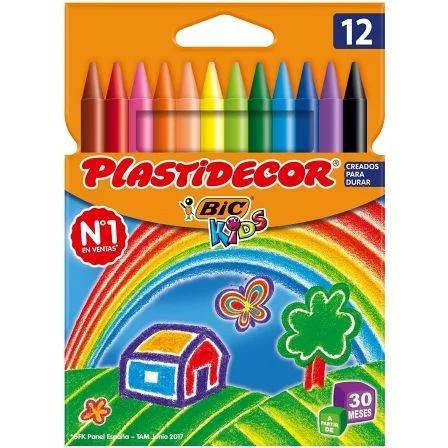 Ceras Plásticas Bic Kids Plastidecor 875770/ 12 U.