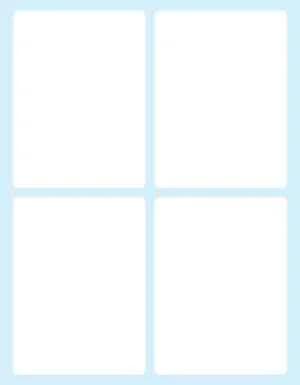 Tico White Adhesive Labels 75X56 Mm. 10 Sheets Env