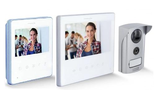 Conjunto Video Porteiro 7"+Monitor 4.3" 2 Fios Bra