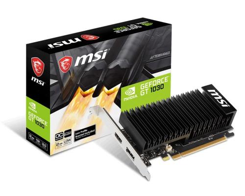 Vga Msi Gt1030  2ghd4 Lp Oc - 2gb Ddr4 Hdmi/Dp