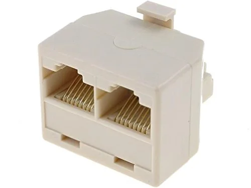 T Rj45 Macho 2 Rj45 Hembra