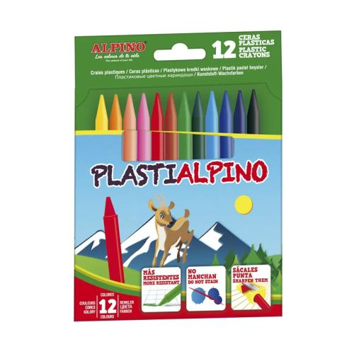 Alpino 12 Crayons Case. Not Dirty Pa000012