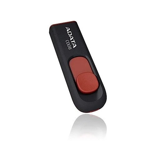 Pendrive 64gb Usb2.0 Adata Ac008 Preto / Vermelho