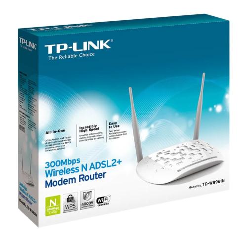 Tp-Link Td-W8961n Wireless Router Fast Ethernet Single-Band (2.4 Ghz) Grey White