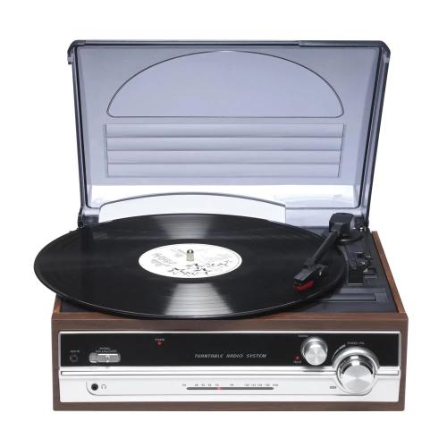 VPL-130 - GIRA-DISCOS RETRO COM RÁDIO E COLUNAS I.