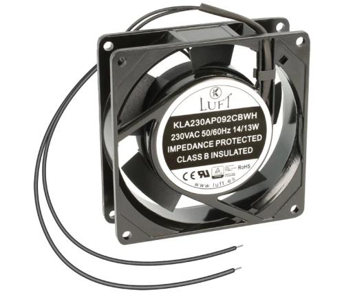 Ventilador 230Vac 92x92x25mm Rolamento Fios Metal
