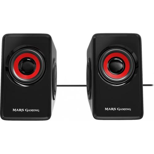 Altavoces Mars Gaming Ms1/ 10w/ 2.0/ Rojos