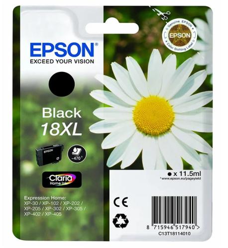 Tinteiro Epson Serie 18xl Preto Xp-102/205/305/40.