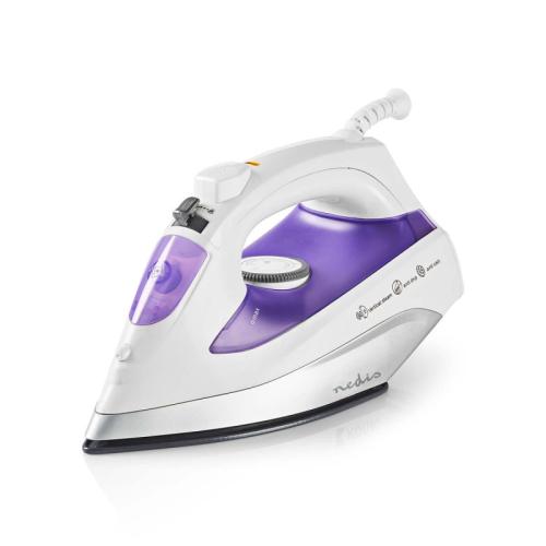 Plancha Vapor 2000w Blanco/Morado