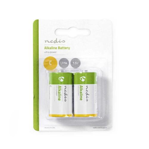 Pilhas Alcalinas C 1 5v Blister 2 Unidades