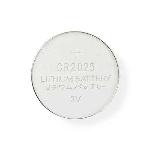 Pila Botón de Litio Cr2025 | 3 V Dc | 5-Blíster | Plata