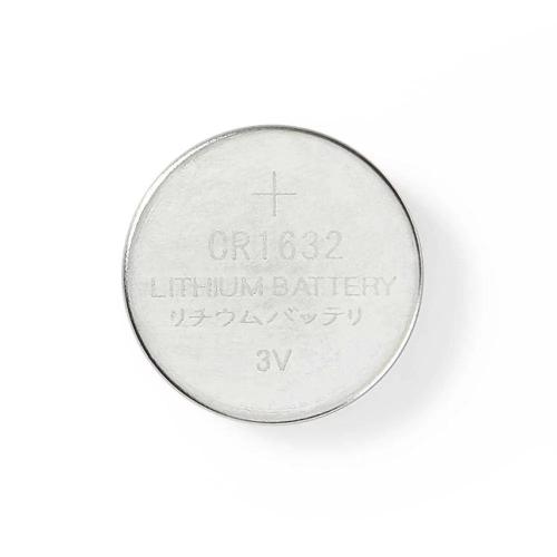 Pila Botón de Litio Cr1632 de La Batería | 3 V Dc | Precargado | 5-Blíster | Varios Dispositivos | P