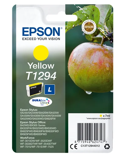 Tinta Epson Stylus Amarillo Sx420w 425w Office Bx.
