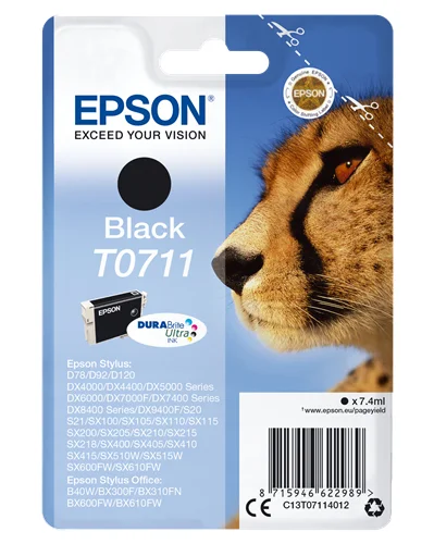 Epson Ink Cart. C13t07114012 F?r Stylus D78/92/120/Dx4000/ 4050/4400/4450/5000/5050/6000/ 6050/7000f