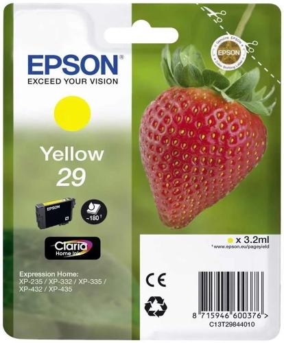 Epson Ink Cart. C13t29844012 F?r Expression Home Xp-235/ 332/335/432/435 Yellow