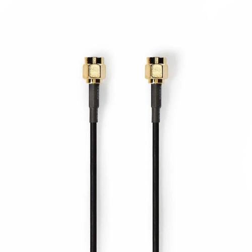 Cabo De Antena Sma Macho-sma Macho 3m Preto