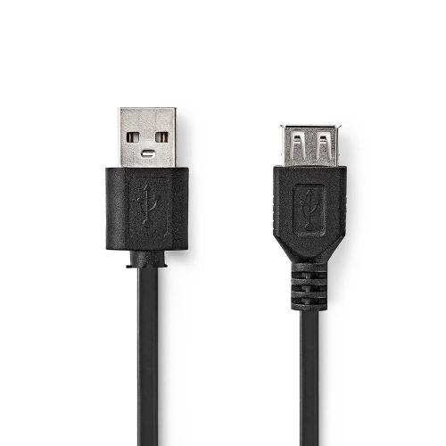 Cable Usb | Usb 2.0 | Usb-A Macho | Usb-A Hembra .