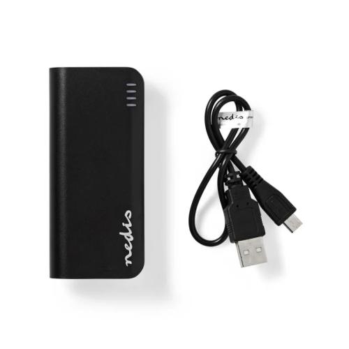 PowerBank 4000mAh 1-USB-A Saida 1A Entr.Micro USB