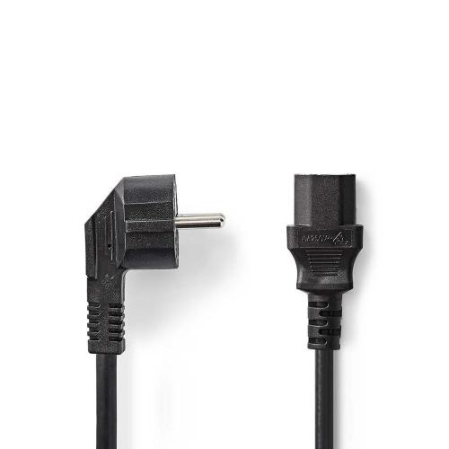 Cabo Alimentaçao Schuko Macho 90º P/iec-320-c13 10