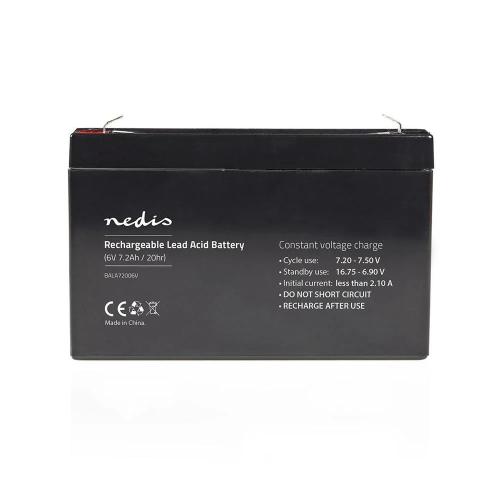Bateria de Chumbo Acido 6V 7200mAh Recarregavel