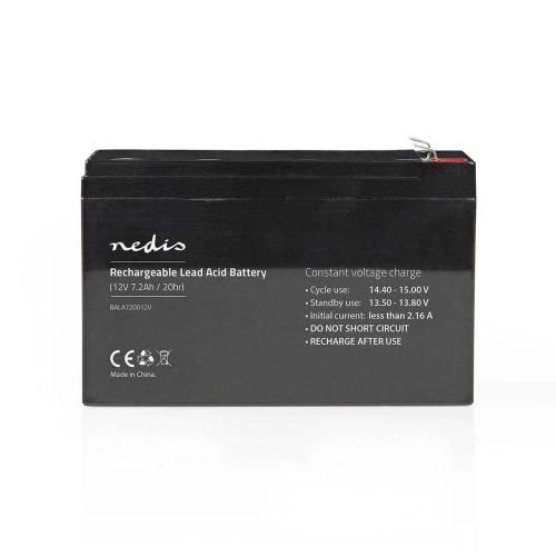 Bateria De Chumbo Acido 12v 7200mah Recarregavel