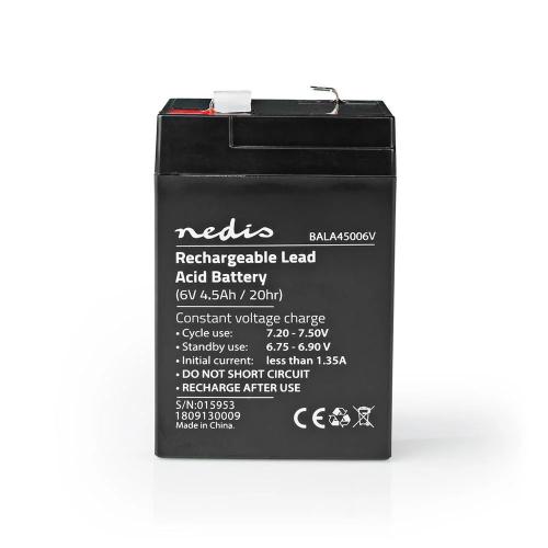 Bateria de Chumbo Acido 6V 4500mAh Recarregavel