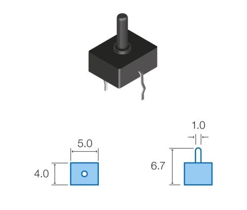 Interruptor Microswitch Fim Carreira 12Vdc 50mA