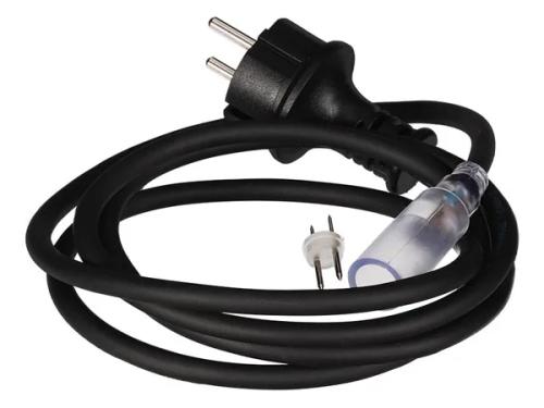 Cabo de Alimentação à Prova de Água para Cordão de Luz - 1 Unid.