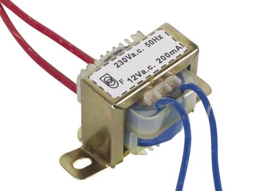 Transformador de Quadro Aberto 2.4 Va 1 X 12 V~ 200 Ma Máx.