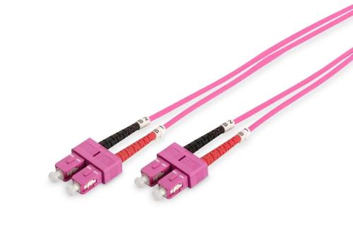 Digitus Lwl Patchkabel Sc -> Sc 2.00m Multimode Duplex Om4