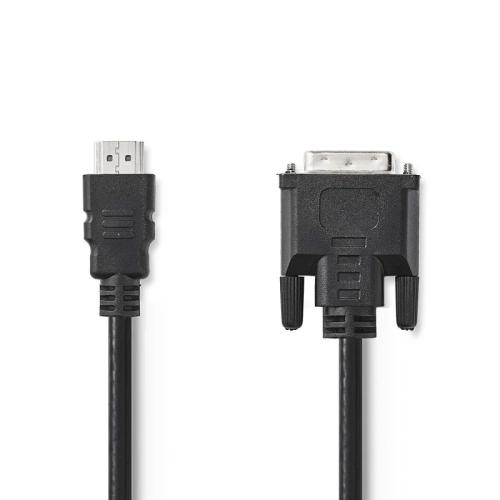 Cabo Hdmi para Dvi-D 24+1-Pinos Macho 10m