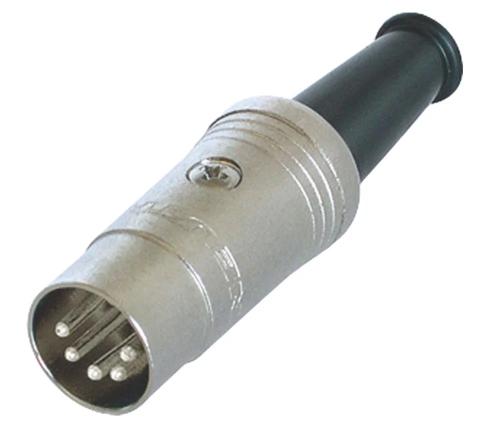 Conector Din Macho Metal Plate