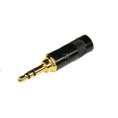 Conector Estéreo 3.5 Mm Macho Negro