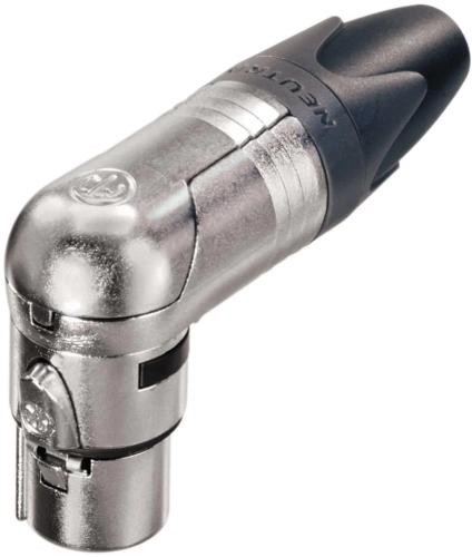Ficha de Cabo Xlr 90 º 3 N / a Conexão de Solda.