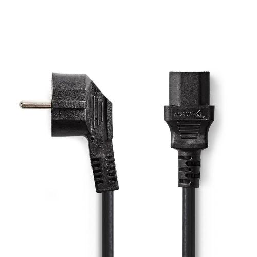 Cabo De Alimentação Conector Schuko Angular - C.