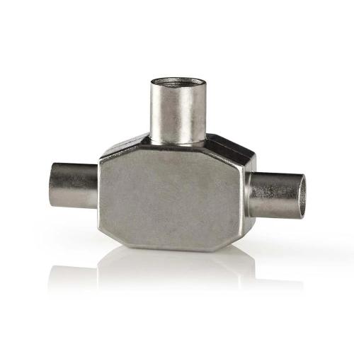 Adaptador Coaxial 2x Iec (coaxial) Macho - Iec .
